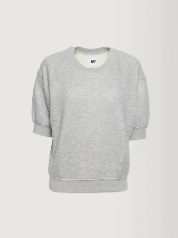 Mini Short Sleeve Pullover - Heather Grey sold by Carbon38