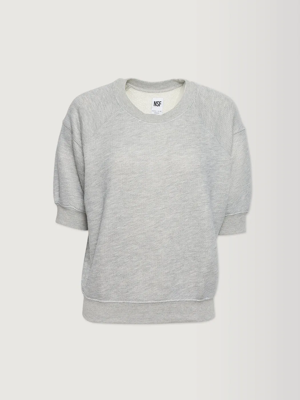Mini Short Sleeve Pullover - Heather Grey sold by Carbon38
