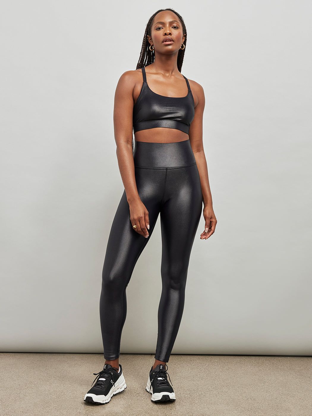 CRISS CROSS BRA AND FULL LENGTH LEGGING BUNDLE sold by Carbon38 product image thumbnail 4