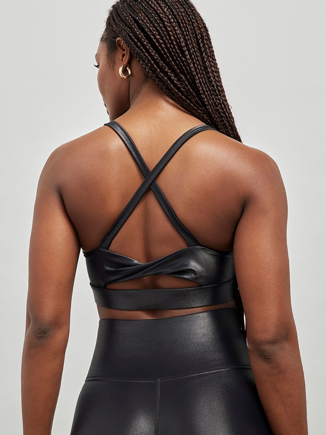 CRISS CROSS BRA AND FULL LENGTH LEGGING BUNDLE sold by Carbon38 product image thumbnail 3