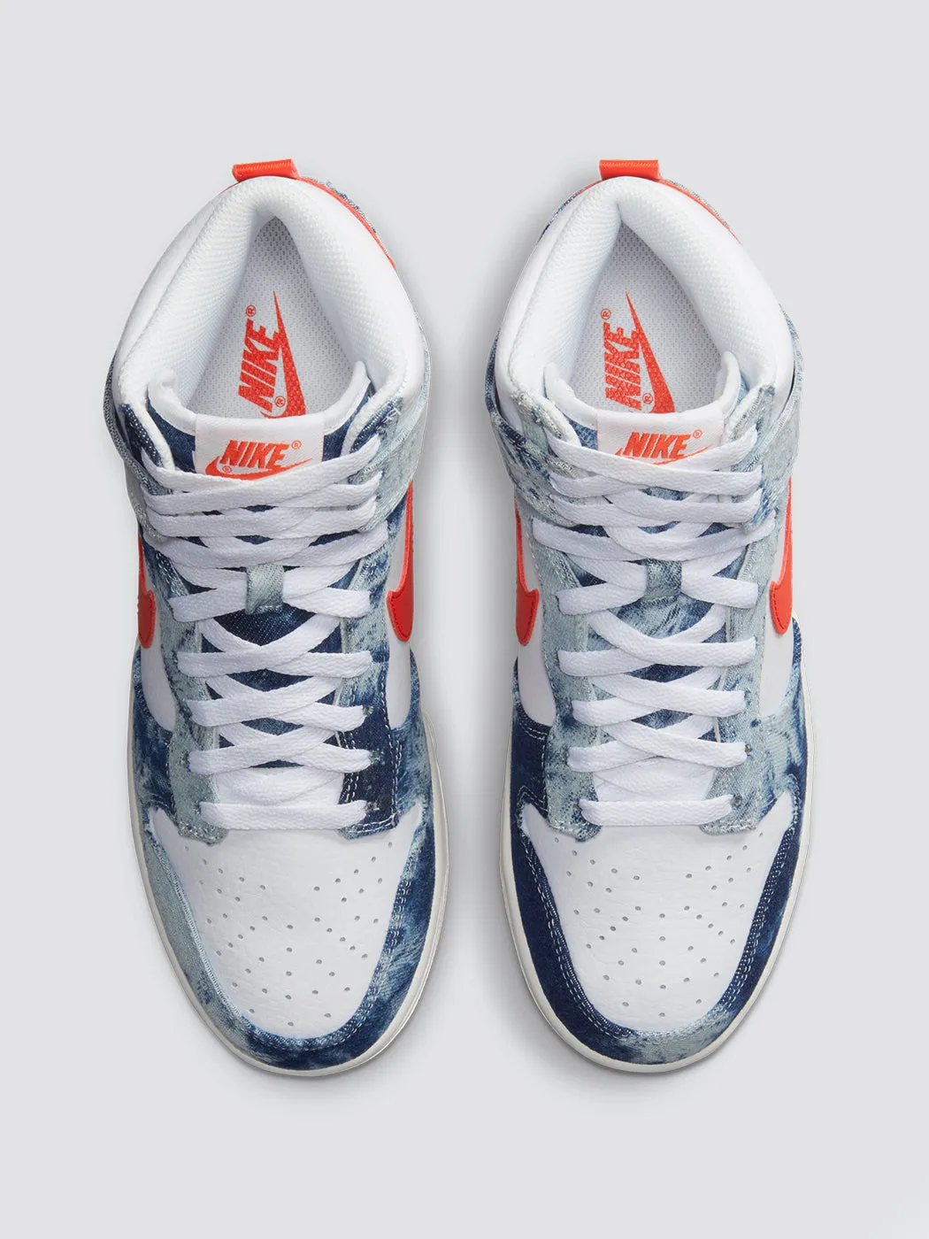 NIKE DUNK HIGH - Multi/Habanero Red-White-Sail sold by Carbon38 product image thumbnail 2