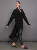 HI Low Oversized Boyfriend NK Shirt with Collar St - Black sold by Carbon38