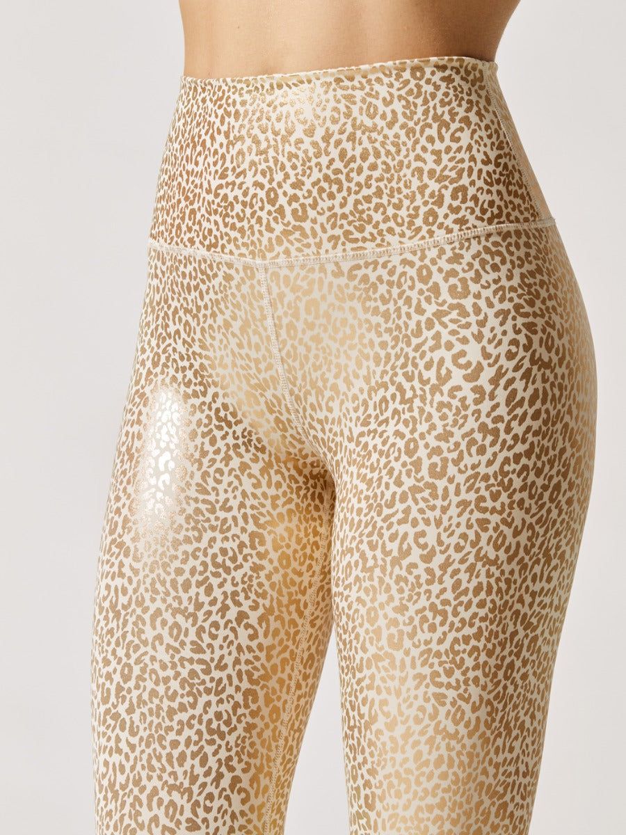 Mini Leopard 7/8 Legging - Beige-Gold Mini Leopard sold by Carbon38 product image thumbnail 5
