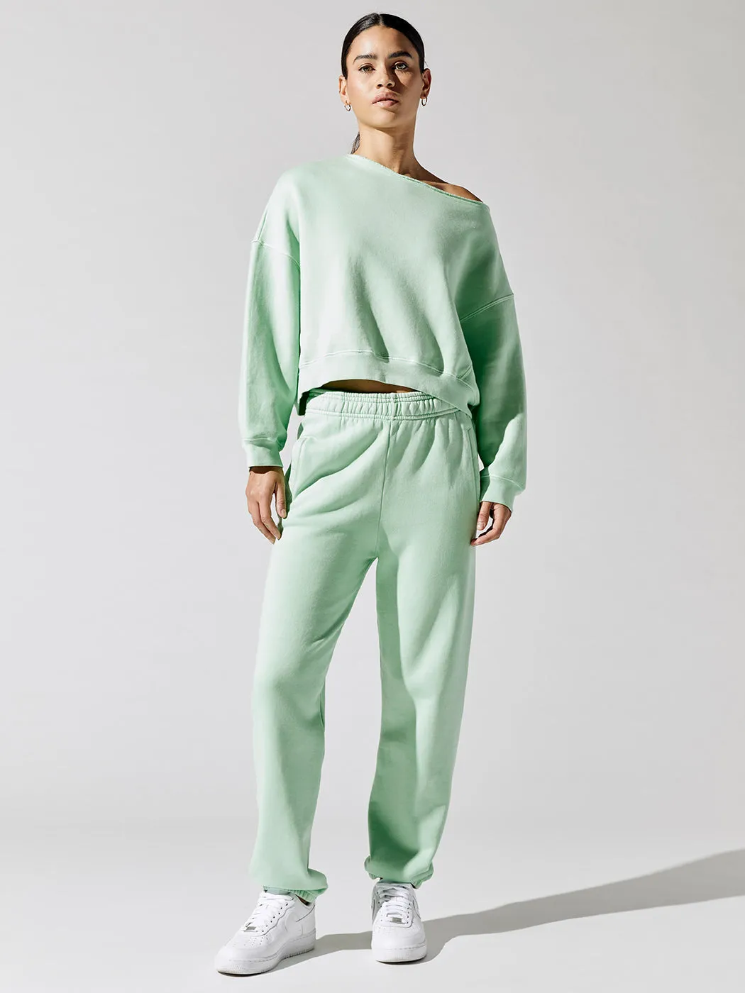 Unisex Sweatpants - Pigment Spring Green sold by Carbon38 product image thumbnail 2