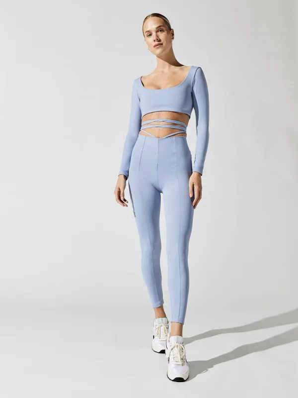 Barcelona Legging - Light Blue sold by Carbon38
