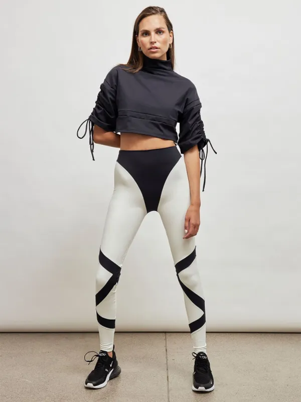 Cindy Legging - Chantilly / Black sold by Carbon38