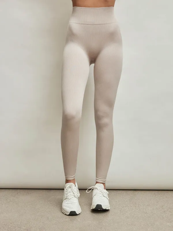 Awaken 7/8 Legging - Taupe sold by Carbon38