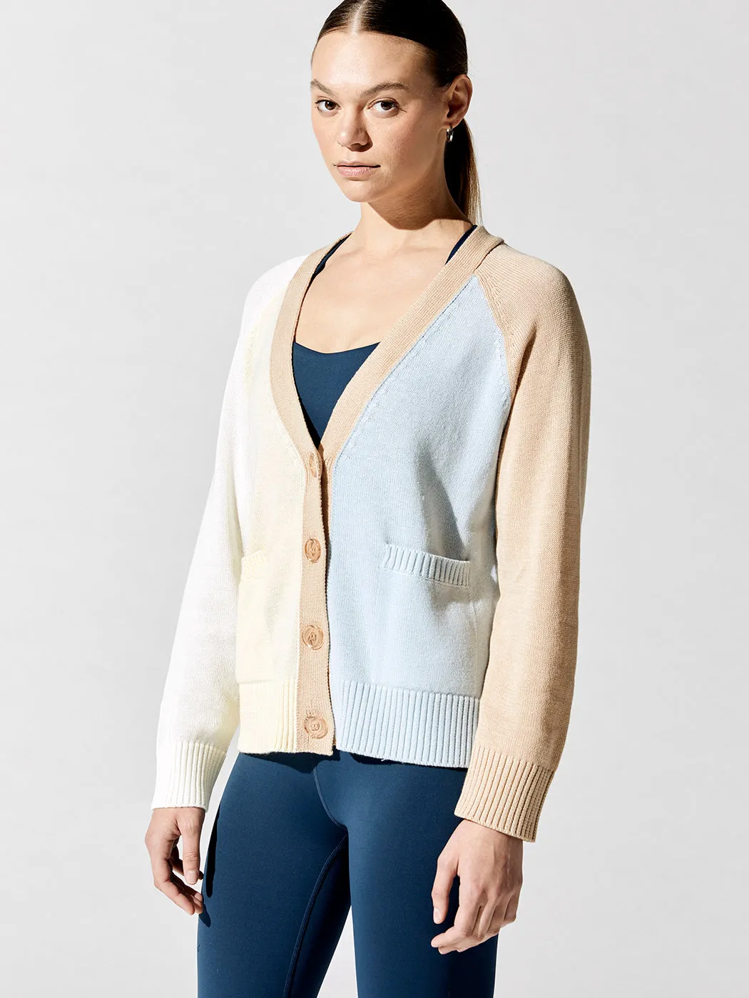 Contrast Cardigan - Oat Multi sold by Carbon38 product image thumbnail 2