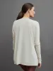 Genteel Cashmere Long Sleeve - Bone sold by Carbon38