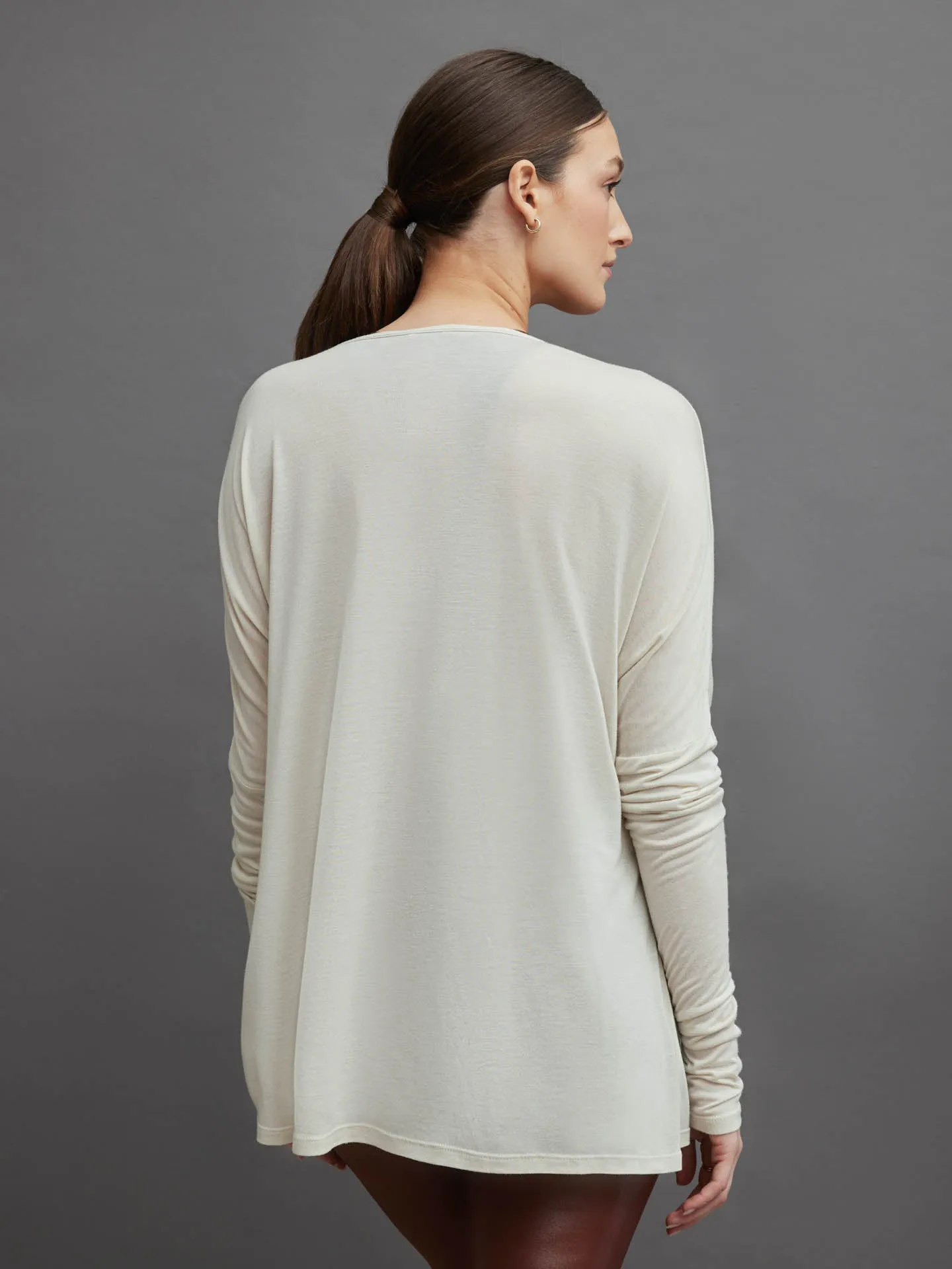 Genteel Cashmere Long Sleeve - Bone sold by Carbon38 product image thumbnail 4