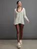 Genteel Cashmere Long Sleeve - Bone sold by Carbon38