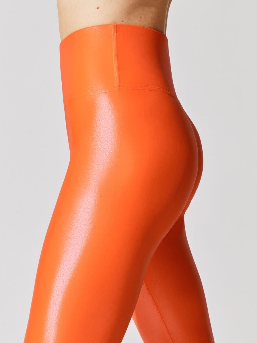 High Rise 7/8 Legging in Takara Shine - Electric Orange sold by Carbon38 product image thumbnail 5