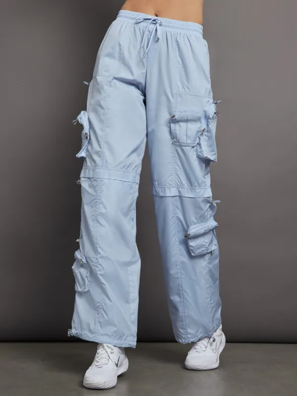 Alba Ruched Cargo Pant - Light Blue sold by Carbon38