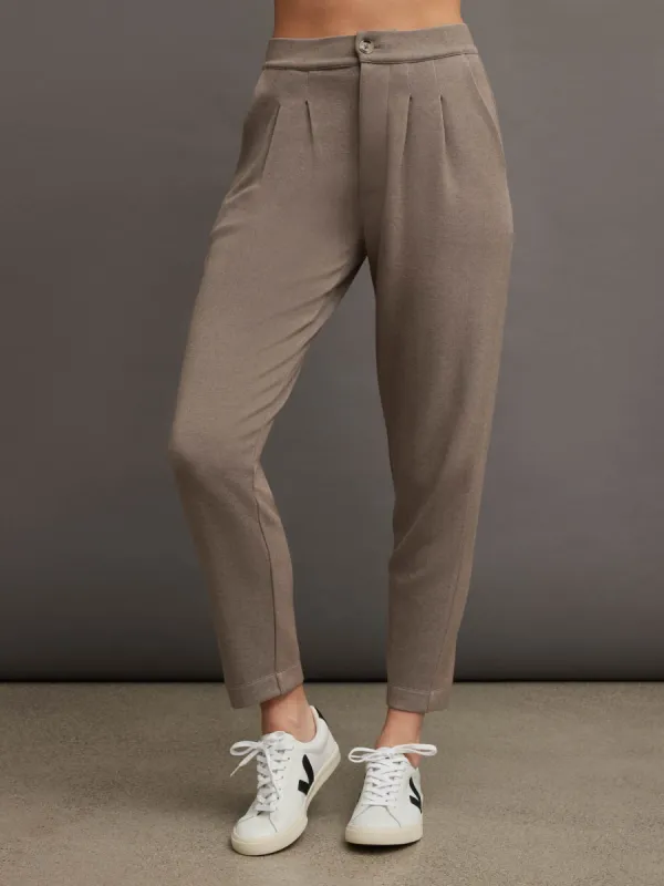 INTERLOCK TROUSER PANT - CORIANDER HEATHER sold by Carbon38