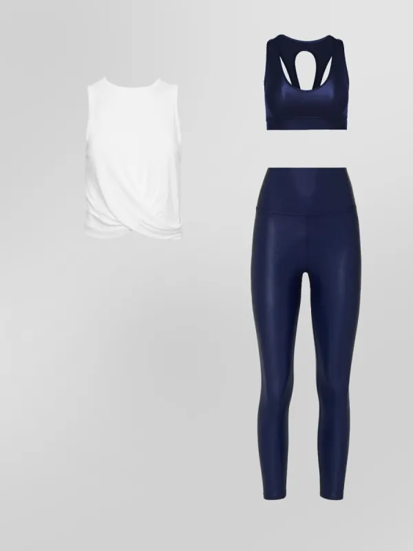 Ribbed Airlift Enchanted Bra Tank & Ribbed Airlift High