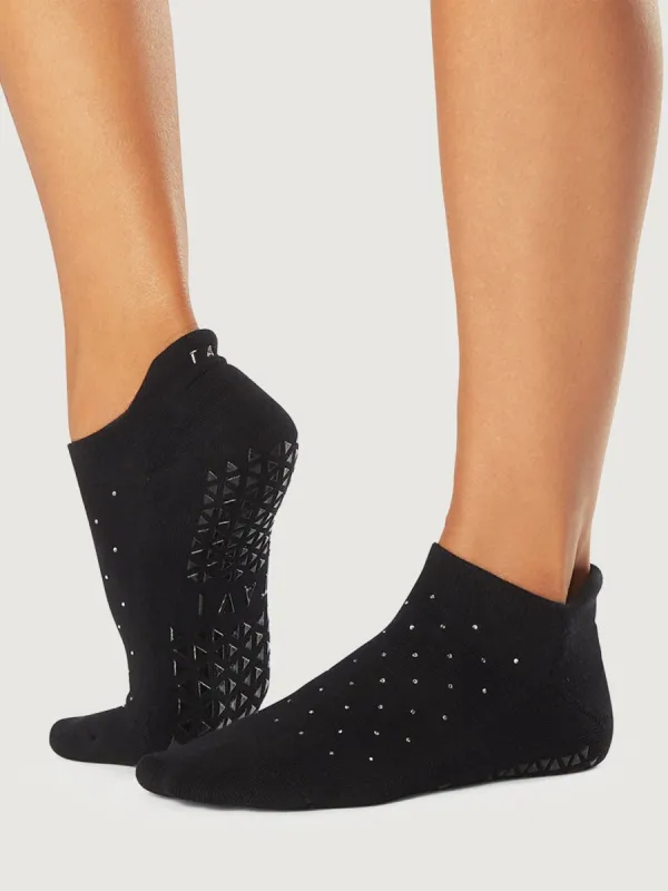 Savvy Grip Socks - Black Sparkle sold by Carbon38