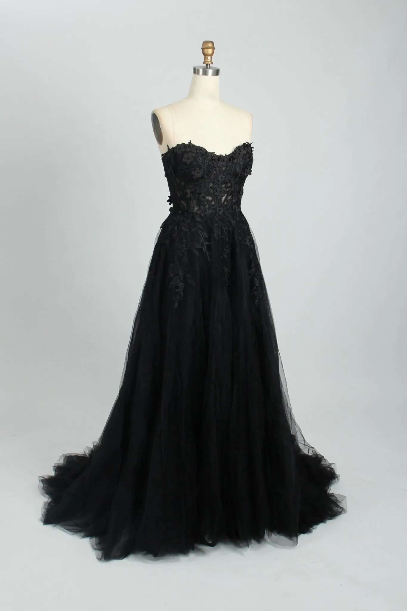 Black YLONA Corset Top Tulle Dress sold by Cargo product image thumbnail 3