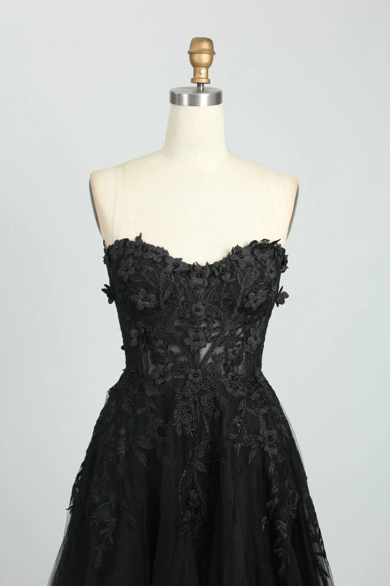 Black YLONA Corset Top Tulle Dress sold by Cargo product image thumbnail 4