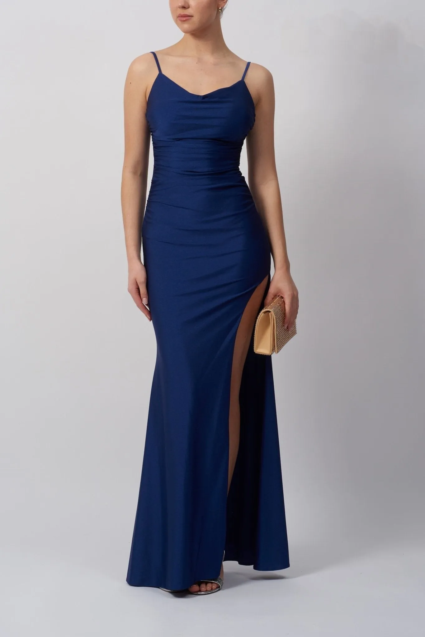 Navy Jersey Bridesmaid Dress MC213325 sold by Cargo
