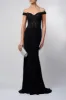 Black Bardot Lace Jersey Gown MC120951 sold by Cargo