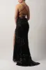 Mascara MC1825012 Silver Sequins Low Back Prom Dress sold by Cargo