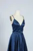 Navy Blue AVA Full skirted open back dress 32636 sold by Cargo