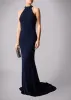 Navy Mascara Tear Drop Back Gown MC181206P sold by Cargo