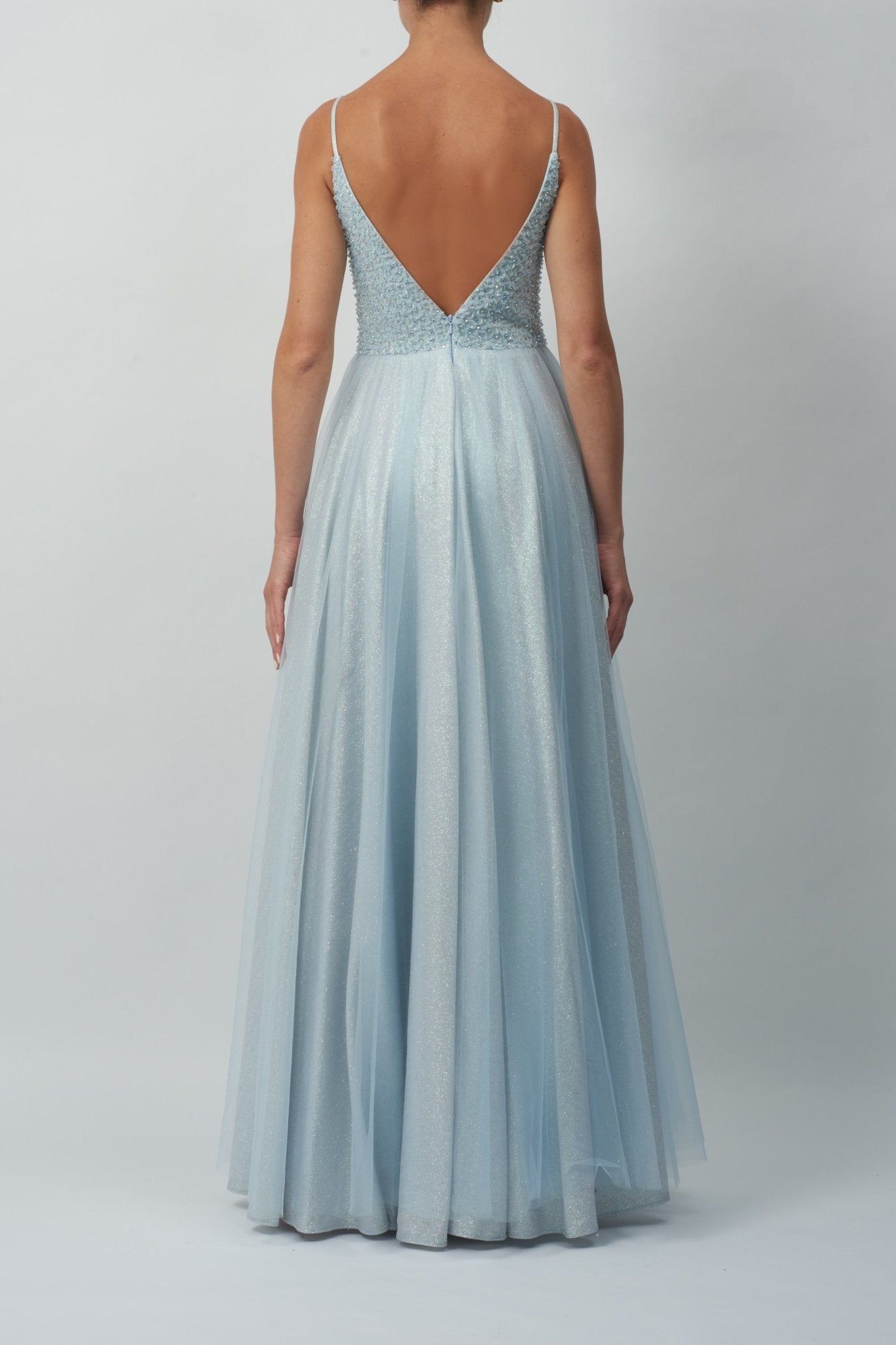 Baby Blue Sparkle Tulle Prom Dress MC120130 sold by Cargo product image thumbnail 2