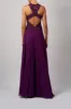 Navy lace embellished open back dress MC181437 sold by Cargo