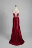 Blake Wine Corset Satin Dress by Jessica Stuart sold by Cargo