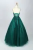 LEAH Forest Green Sweetheart Corset Dress sold by Cargo