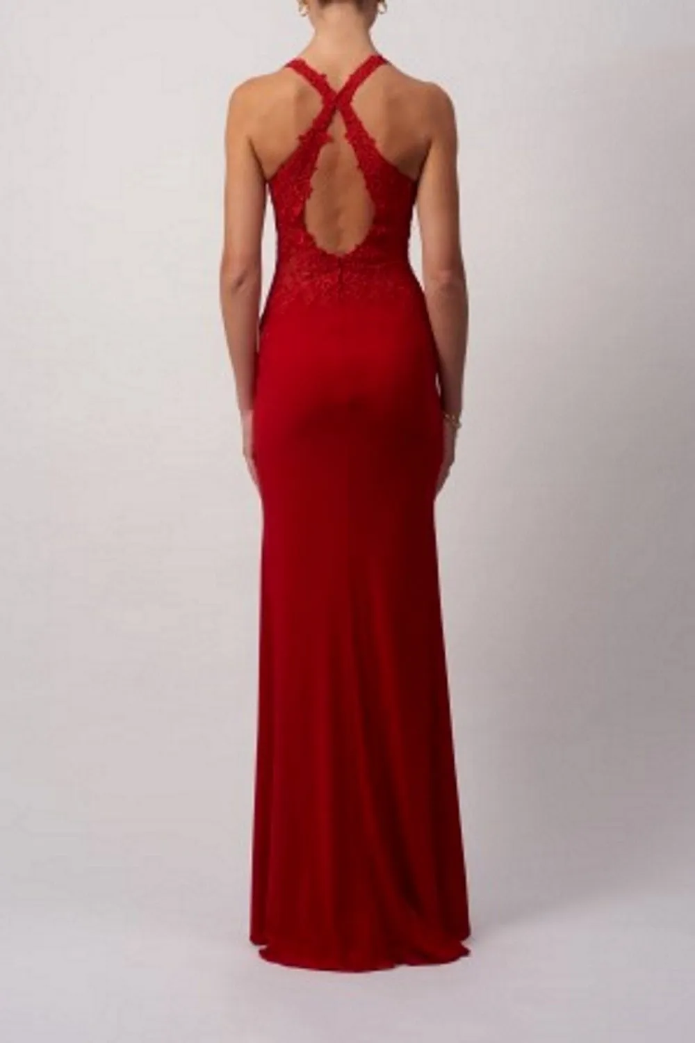 Red Jersey Crossback dress MC112018 sold by Cargo product image thumbnail 2