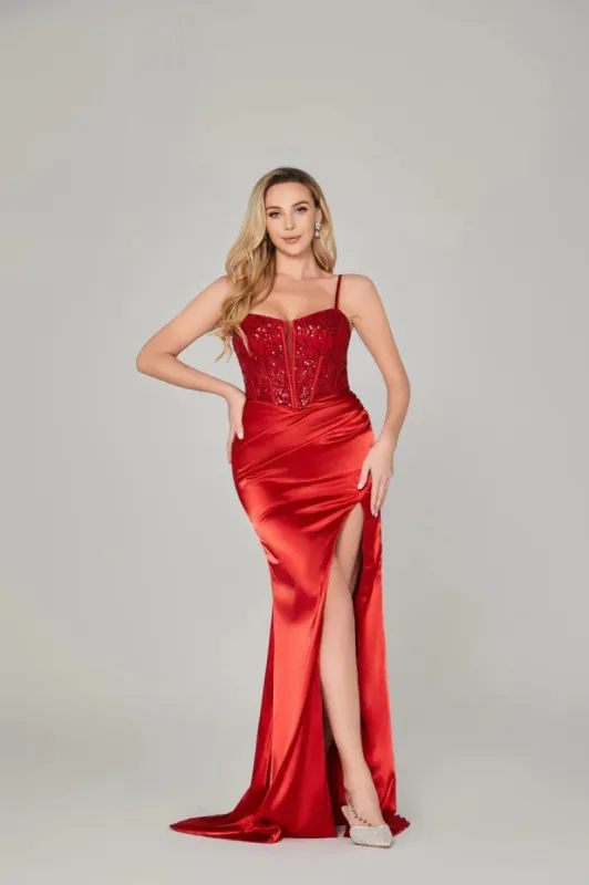 Red Freyer Corset Dress Jessica Stuart sold by Cargo