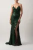 Forest Green MC1825012 Sequins Low Back Strap sold by Cargo