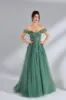 Sage Green YLONA Corset Top Tulle Dress sold by Cargo