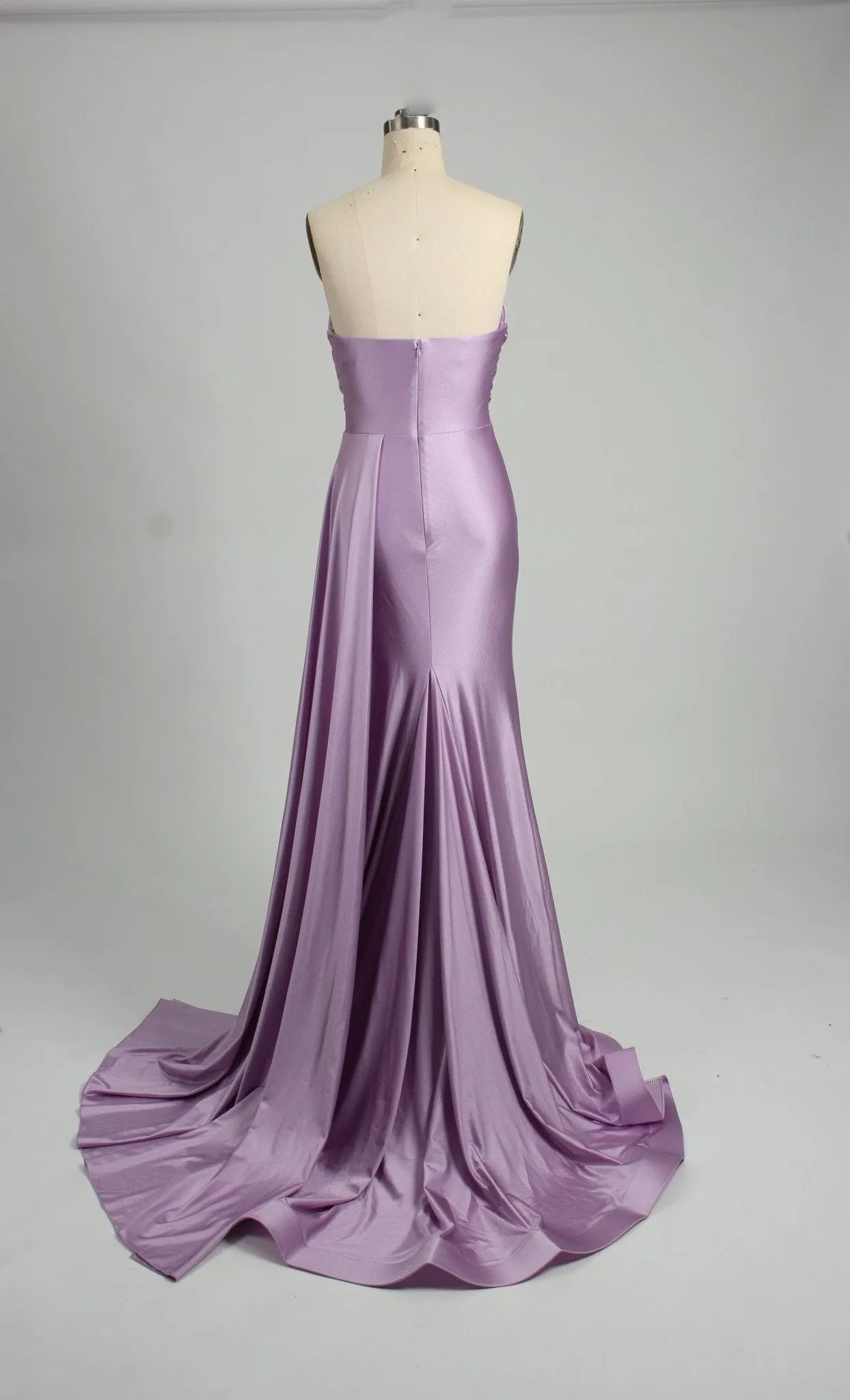 Lilac Strapless Satin Corset Prom Dress - Sienna sold by Cargo product image thumbnail 2