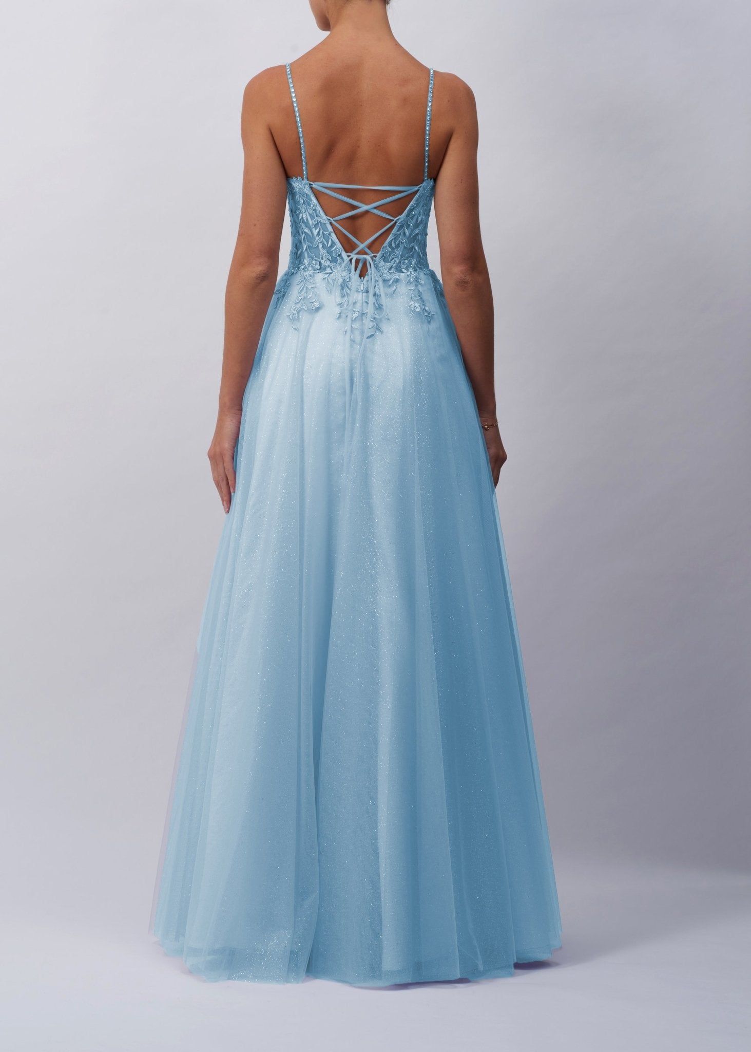 Baby blue Tulle Glitter Prom Dress MC119511 sold by Cargo product image thumbnail 2