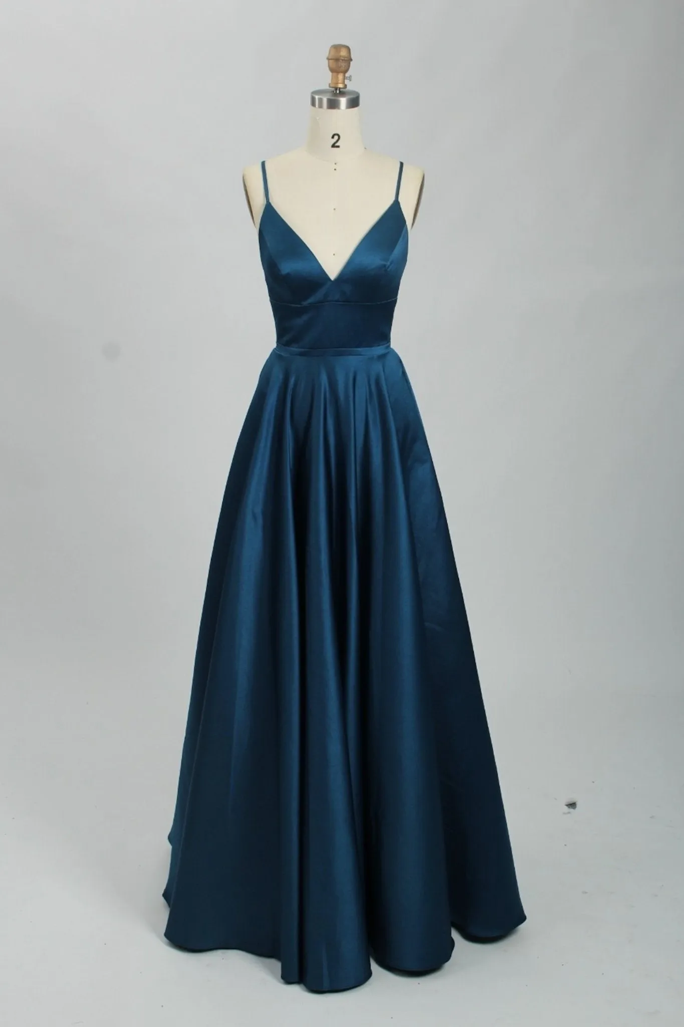 Teal AVA Full skirted open back dress sold by Cargo