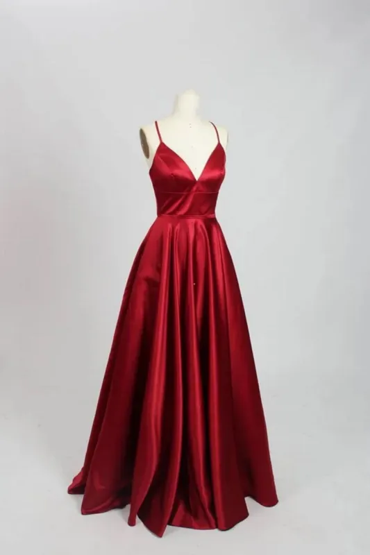 Wine AVA 32636 Full skirted open back dress sold by Cargo