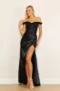 Fitted Corset Off the Shoulder Formal: Black  - DD1286 sold by Cargo