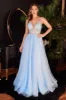 LAYERED TULLE A-LINE DRESS: Blue sold by Cargo