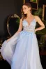 LAYERED TULLE A-LINE DRESS: Blue sold by Cargo