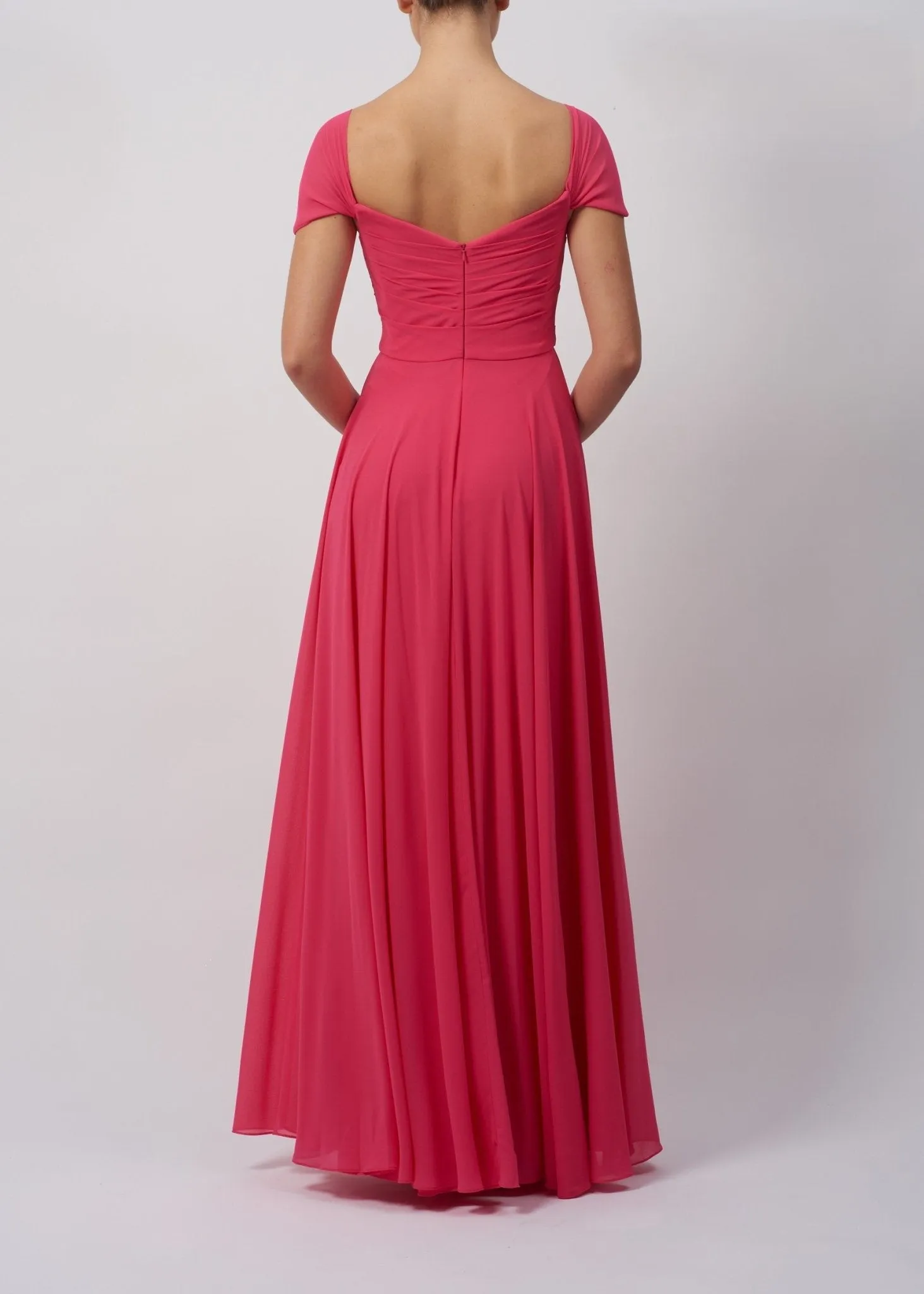 Mascara MC29338 Chambray Pleated Front Chiffon Dress sold by Cargo product image thumbnail 2