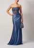 Mascara MC12422 Airforce Blue Strapless Corset Gown sold by Cargo