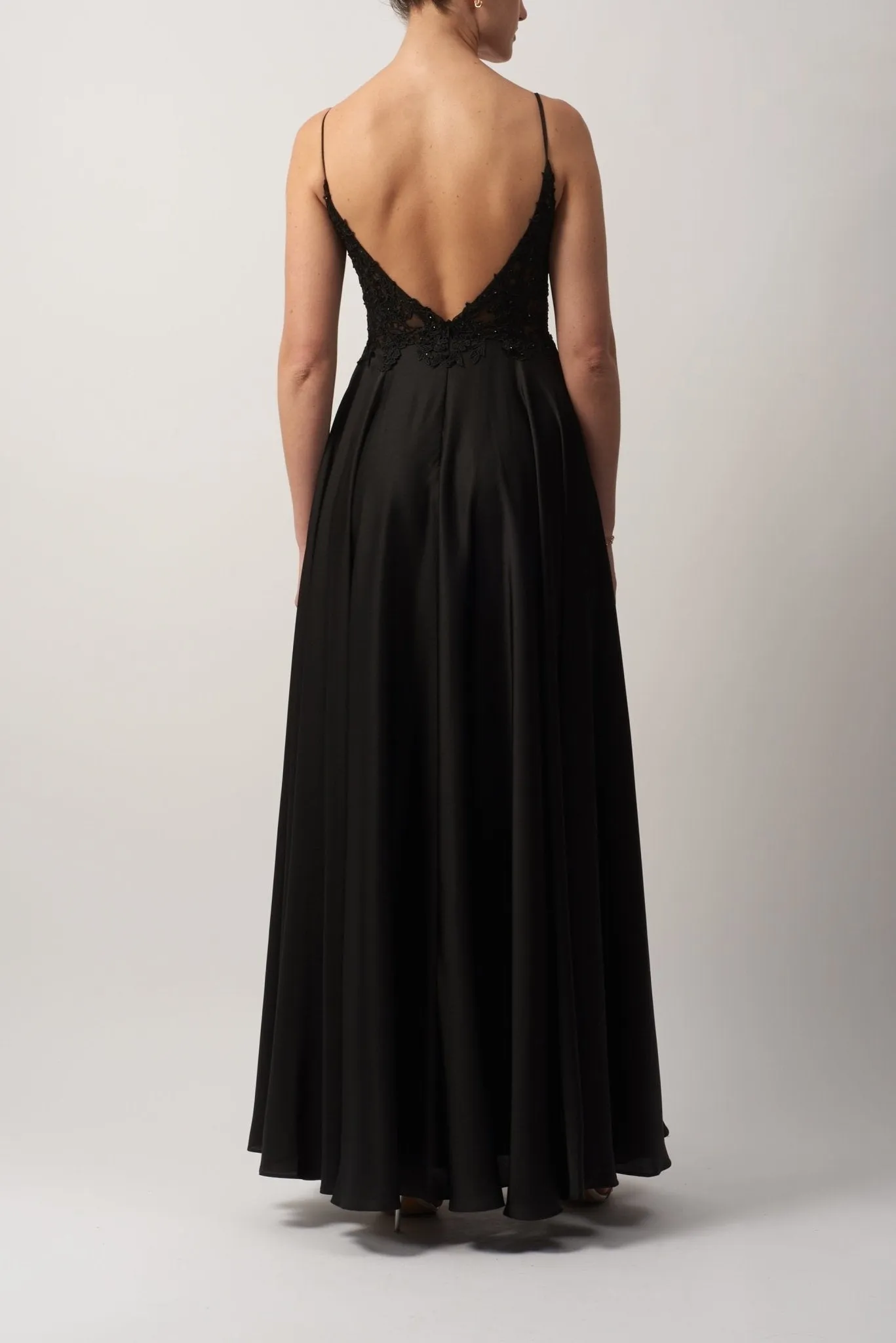 BLACK MC12204 Embroidered Satin Dress sold by Cargo product image thumbnail 2