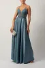 Satin Prom Dress DEW MC12204 Mascara London (steele blue) sold by Cargo
