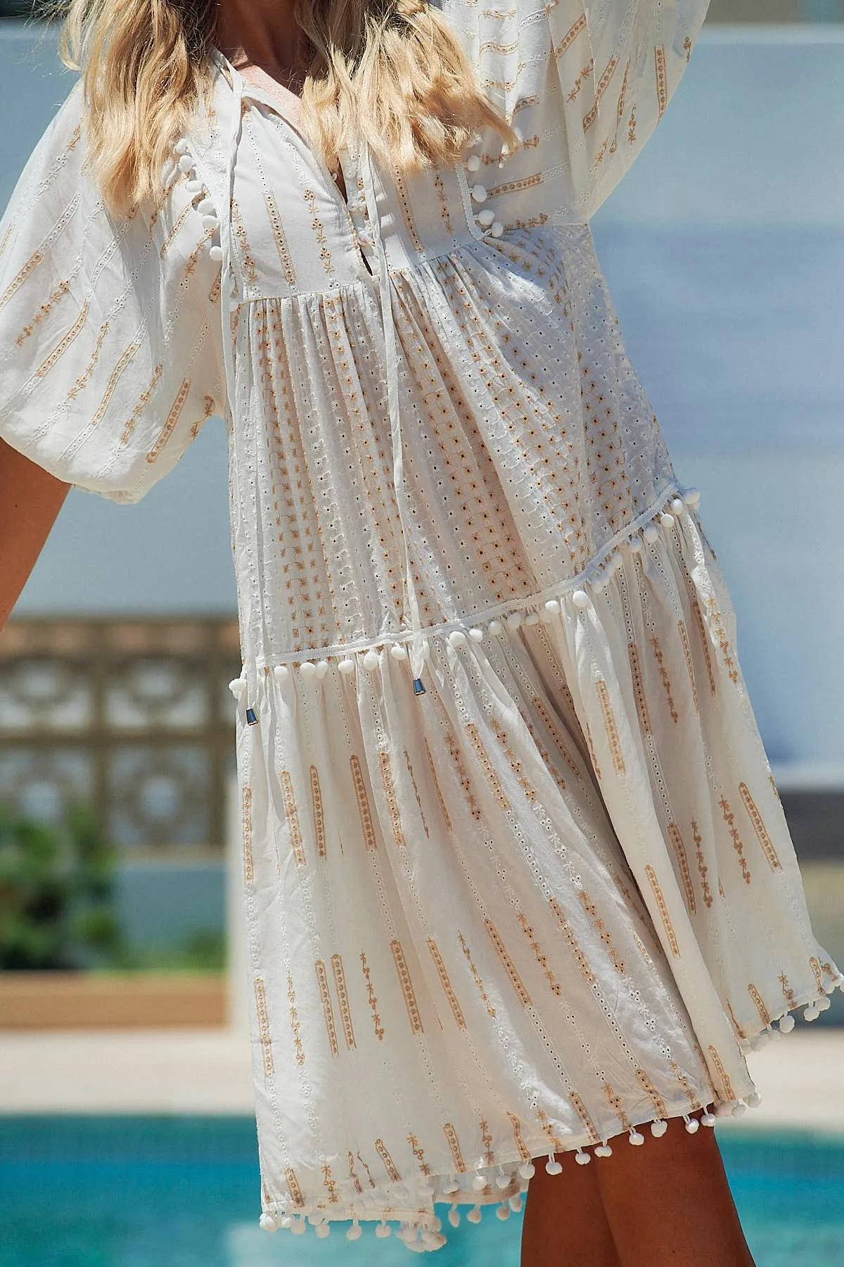 Seashell Palace Midi Summer Boho Dress sold by Cargo product image thumbnail 3