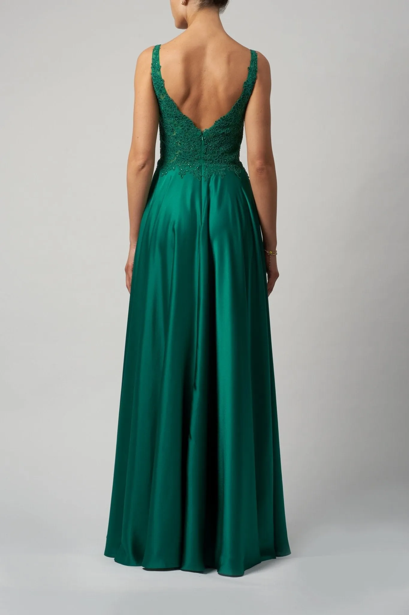 Forest Green MC121032 Embellished Lace Dress sold by Cargo product image thumbnail 2