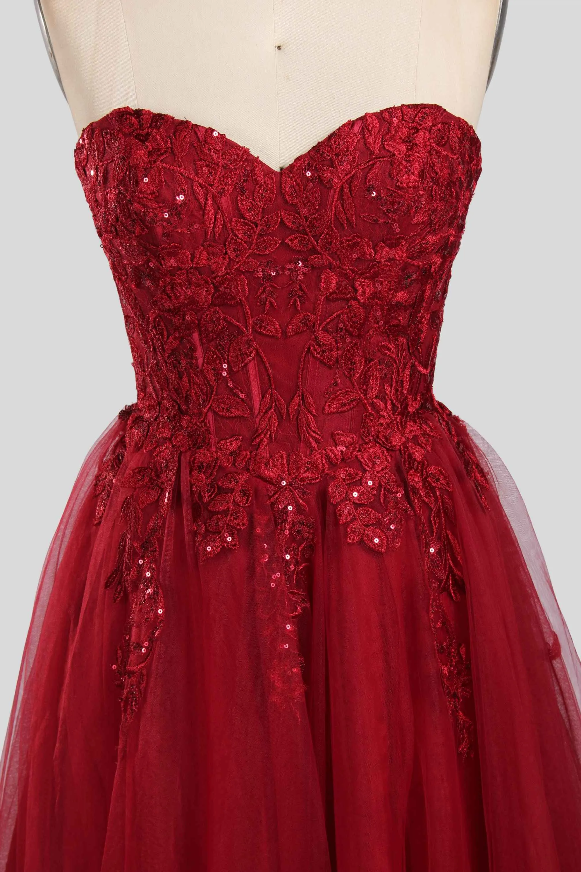Jessica Stuart Luna Glamorous Strapless Sequin Tulle Ballgown 3321 sold by Cargo product image thumbnail 2