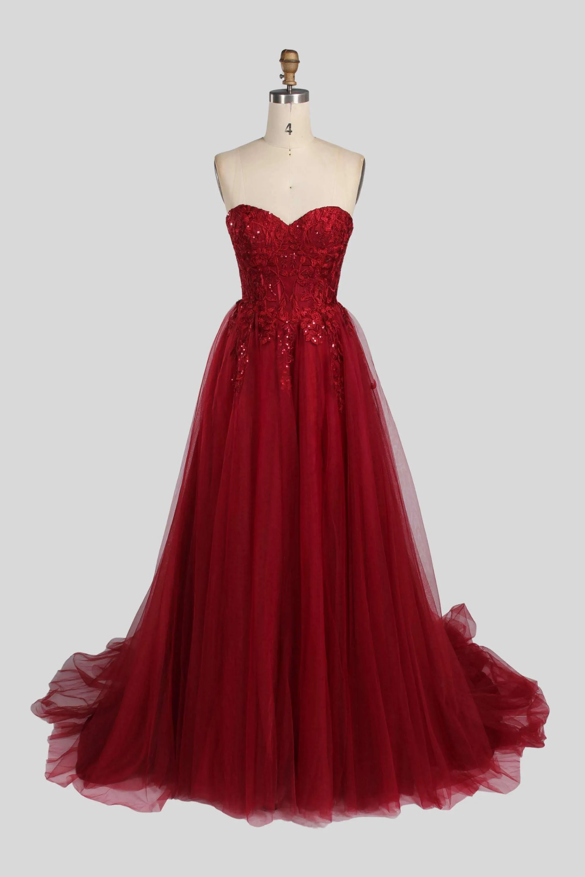 Jessica Stuart Luna Glamorous Strapless Sequin Tulle Ballgown 3321 sold by Cargo product image thumbnail 3